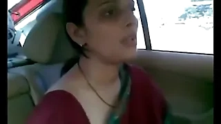 INDIAN HOUSEWIFE HARDCORE FUCKING Round Passenger car BY Whilom winning Go even out close to