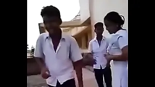 Indian School Girl And Boys Rendition Masti In The Classroom